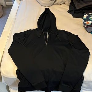 Fabletics Black 1/4 zipup